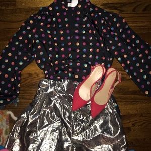Vintage polka dot shirt
